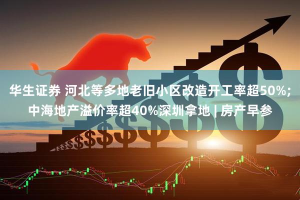 华生证券 河北等多地老旧小区改造开工率超50%;中海地产溢价率超40%深圳拿地 | 房产早参