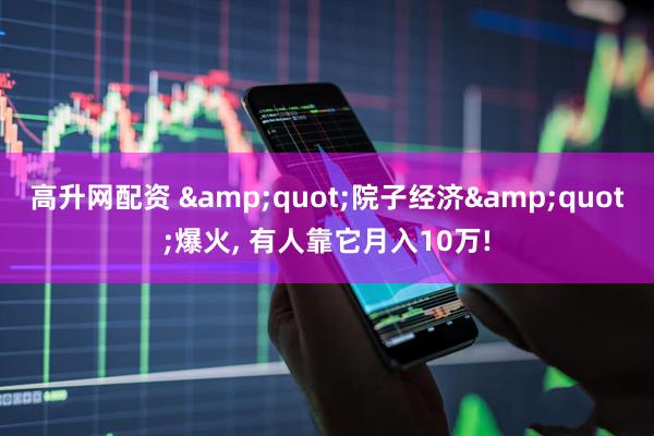 高升网配资 &quot;院子经济&quot;爆火, 有人靠它月入10万!